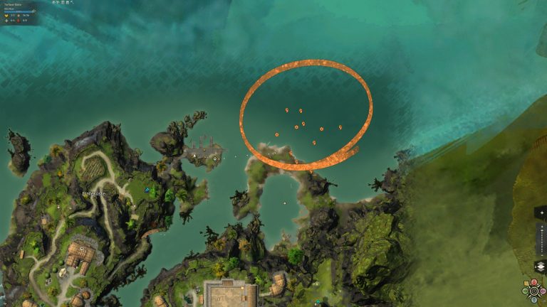 Kartenausschnitt des Events im Nordosten