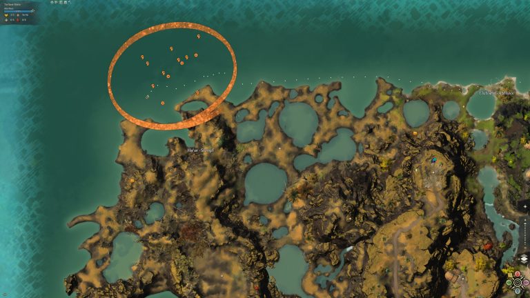 Kartenausschnitt des Events im Nordwesten