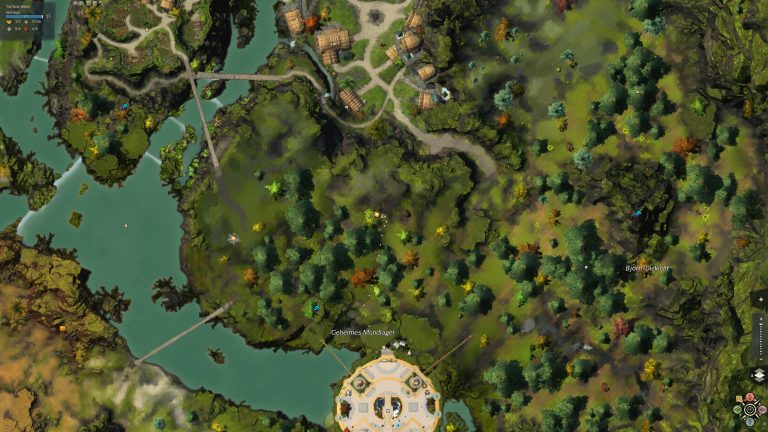 Kartenausschnitt vom Event mit HIrschkalb