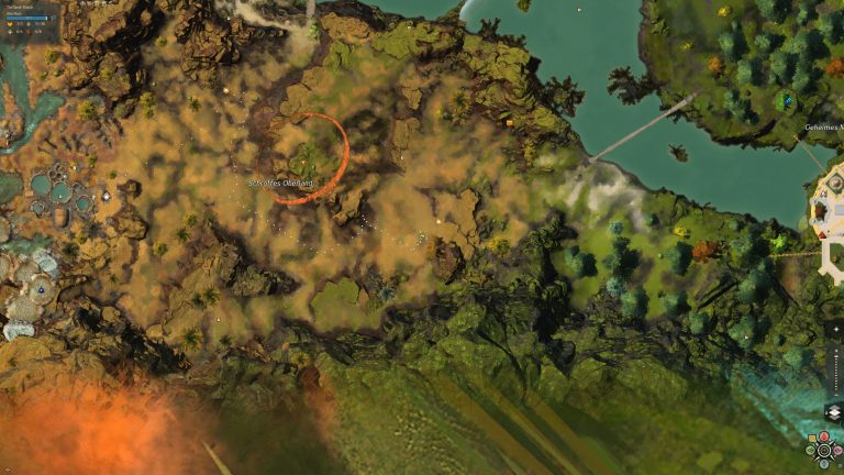 Kartenausschnitt vom Event mit Welpe