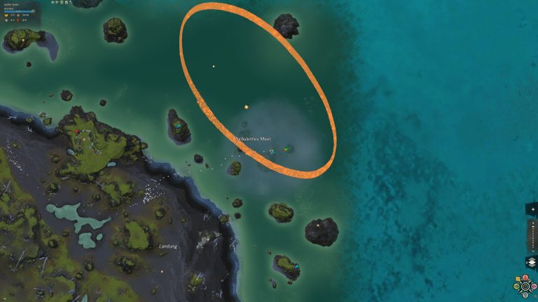 Kartenausschnitt mit Event