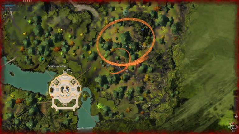 Kartenausschnitt Iboga Location