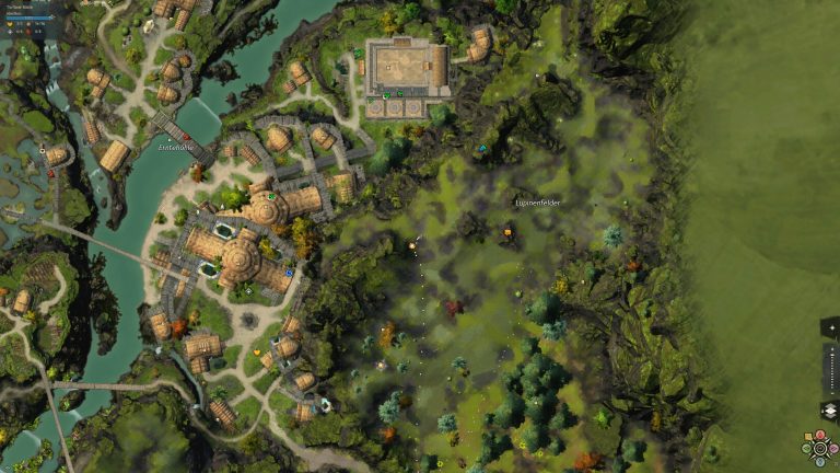 Kartenausschnitt mit NPC Location