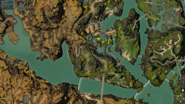 Kartenausschnitt zur NPC Location