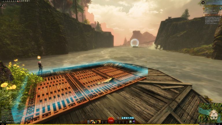 Startbereich für das Rennen