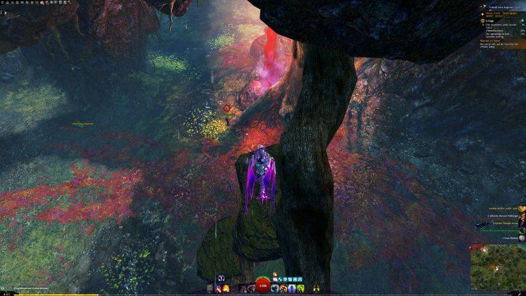 Verwirrter Geist am Fuße der Eiche