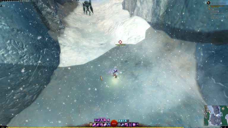 Eisscherbe im Korridor