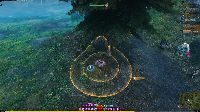 Countdown und Interaktionsmöglichkeit