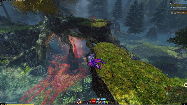 Geht nah an der Blutstein heran