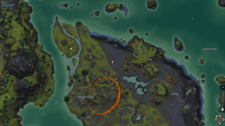 Kartenausschnitt NPC Location