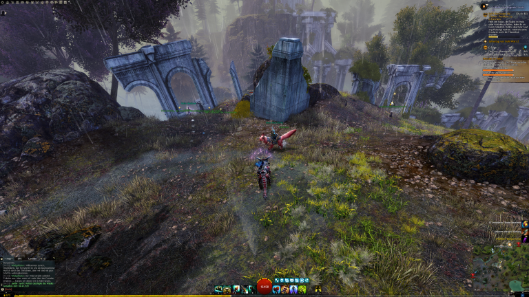 Grüppchen neben Abenteuer