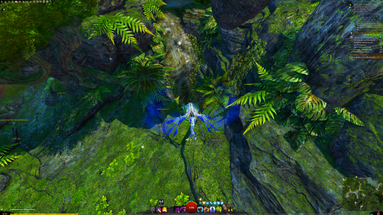 Eingang in Höhlensystem. Ihr müsst ins Wasser und einen großen Schlenker schwimmen