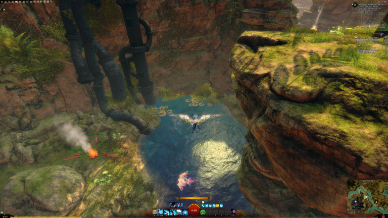 Östlich im Wasser neben dem Kern der Inquestur