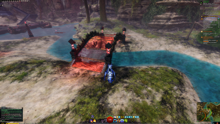 Tauschgegenstand an der Brücke