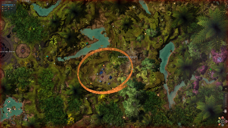 Kartenausschnitt Abtei-Expedition | Priory Expedition