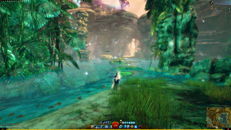 Start des Jumping Puzzles