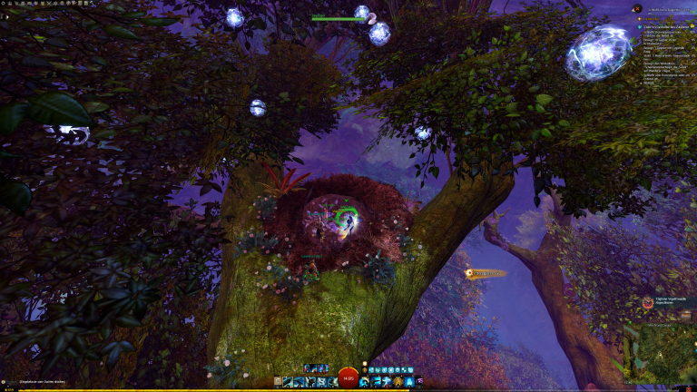 Setzt nun das Küken ins Nest.