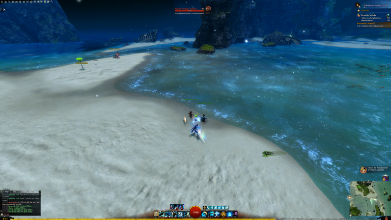 ...den zwei Schiffbrüchigen.