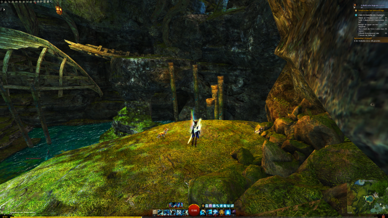 Beginn des Jumping Puzzle Teils