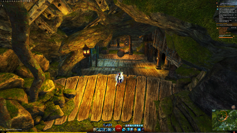 Der Weg für geradeaus durch die rollenden Fässer