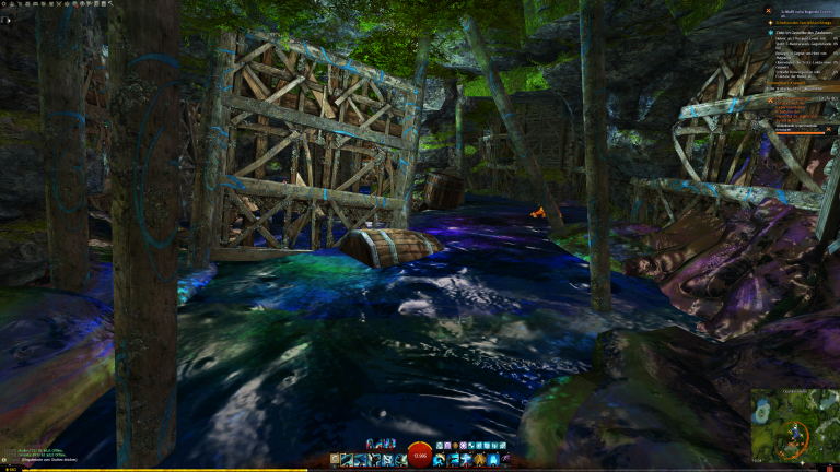 Nicht den Teer berühren, wenn es euch möglich ist, ansonsten freikämpfen