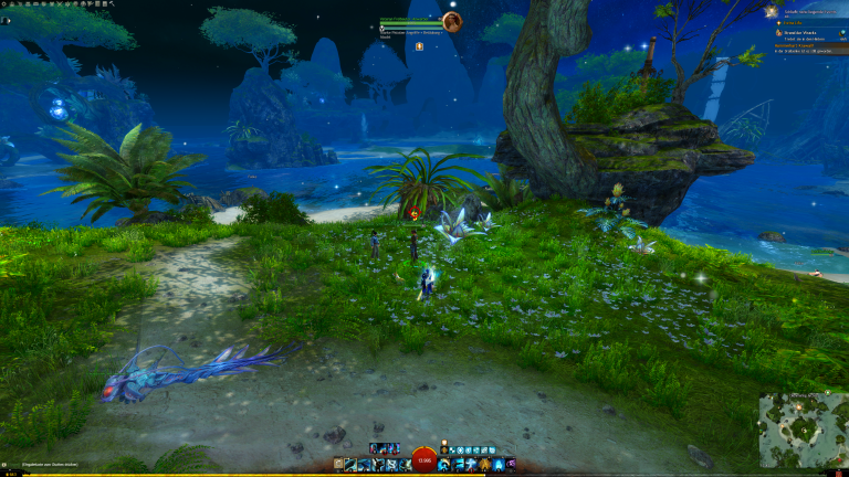 Haltet den Freibeuter-Anwerber ab (interagieren und kämpfen)