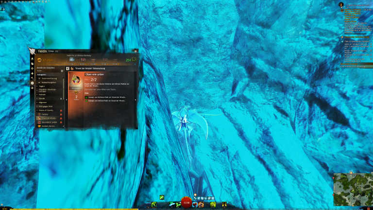 Tiefster Punkt im Graben