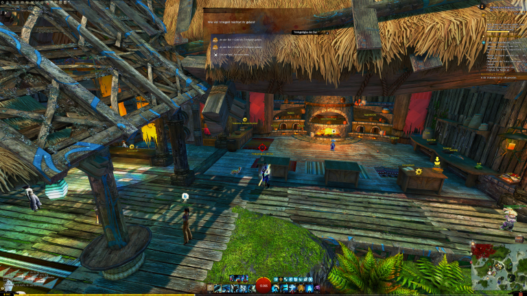 Trinkgeldglas an der Bar von Canachs Kaschemme