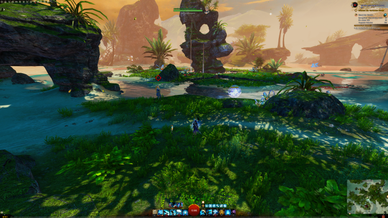 Harpa wartet westlich der Start-Wegmarke "Dunkler Leviathan | Dark Leviathan"