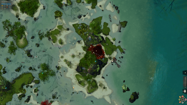 05 Seltsame Ankunft, Kartenausschnitt