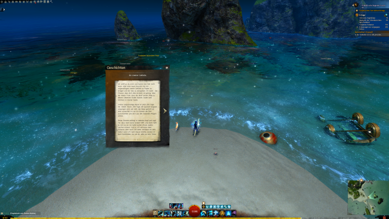 1: Flaschenpost, Seite 1