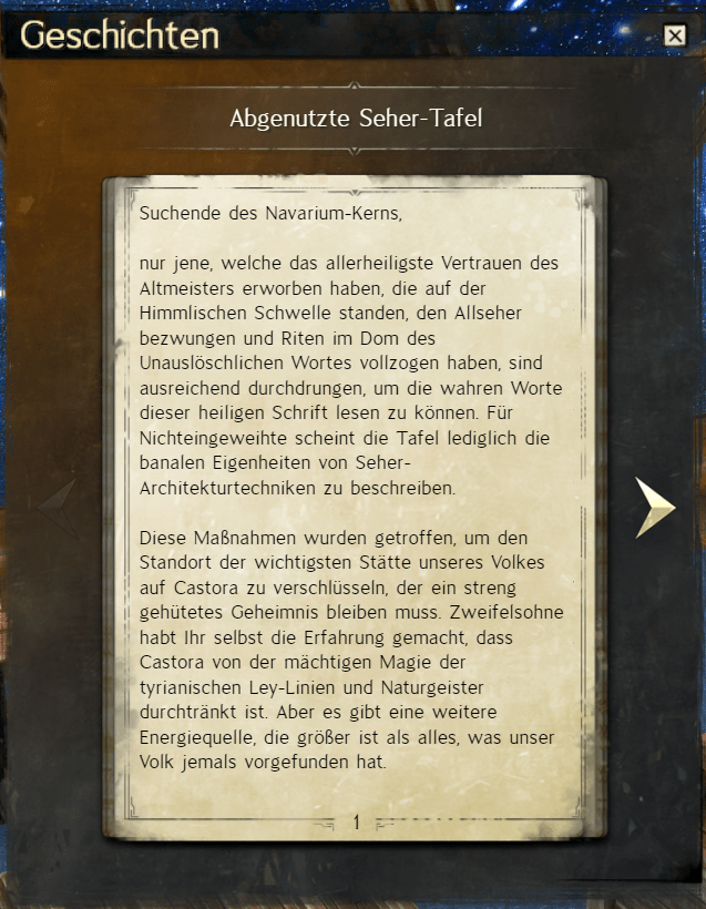 Tafel 1, Seite 1